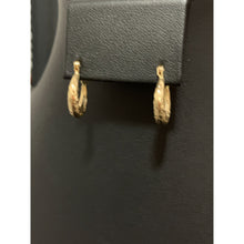 Load image into Gallery viewer, 18K Gold Earrings Hoops Loops Small 1.21 grams - Rafant