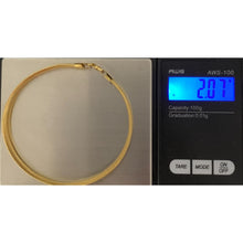 Load image into Gallery viewer, 18K Gold Bracelet Soft Bangle Mesh Flexible Size 7 inches 2.07 grams - Rafant