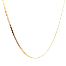 Load image into Gallery viewer, 18K Yellow Gold Necklace Chain Flat 2.26 grams 18 inches - Rafant
