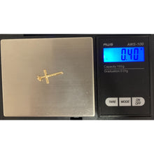 Load image into Gallery viewer, 18K Gold Pendant Cross 0.40 grams Very Lightweight, Dainty, Small - Rafant