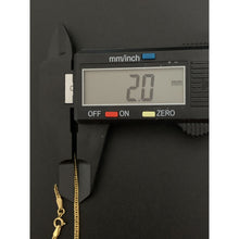 Load image into Gallery viewer, 18K Gold Necklace Chain Curb 18 inches 2.54 grams - Rafant