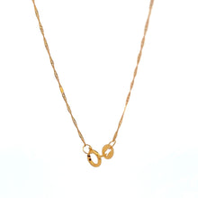 Load image into Gallery viewer, 18K Gold Necklace Chain 17.75 inches Pendant Heart 1.21 grams - Rafant