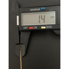 Load image into Gallery viewer, 18K Gold Necklace Chain Rolo 17.75 inches 2 grams - Rafant