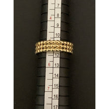 Load image into Gallery viewer, 18K Gold Ring Size 5 Beaded Bubble Ring 2.67 grams - Rafant
