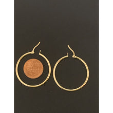 Load image into Gallery viewer, 18K Gold Earrings Hoops Loops 2.09 grams - Rafant