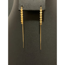 Load image into Gallery viewer, 18K Gold Earrings Threader Dangling - Rafant
