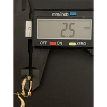 Load image into Gallery viewer, 18K Gold Earrings Hoops Loops Small 1.13 grams - Rafant