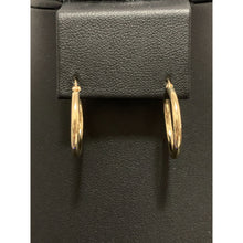 Load image into Gallery viewer, 18K Gold Earrings Hoops Loops 1.29 grams - Rafant