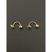 Load image into Gallery viewer, 18K Gold Earrings Ball Heart 1.26grams - Rafant