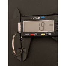 Load image into Gallery viewer, 18K Gold Earrings Hoops Loops 1.78 grams White Gold - Rafant