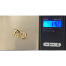 Load image into Gallery viewer, 18K Saudi Gold French Clip Earrings - Rafant