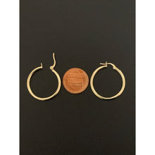 Load image into Gallery viewer, 18K Gold Earrings Hoops Loops 1.60 grams - Rafant