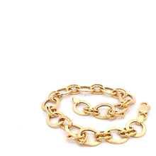 Load image into Gallery viewer, 18K Yellow Gold Bracelet Chain Link 3.50 grams 7.75 inches - Rafant
