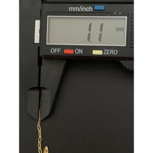 Load image into Gallery viewer, 18K Gold Necklace Chain Paperclip 15.75 inches Key Pendant 1.60 grams - Rafant