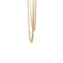 Load image into Gallery viewer, 18K Yellow Gold Necklace Chain Rolo Link 1.37 grams 19.5 inches Women - Rafant