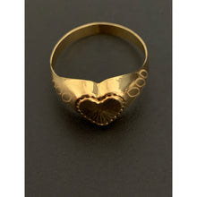 Load image into Gallery viewer, 18K Gold Ring Heart 1.27 grams Size 9.25 - Rafant