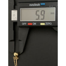 Load image into Gallery viewer, 18K Gold Earrings Balls Dangling 2.15 grams - Rafant