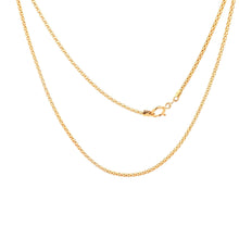 Load image into Gallery viewer, 18K Yellow Gold Necklace Chain Popcorn 17.5 inches 1.84 grams - Rafant