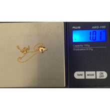 Load image into Gallery viewer, 18K Gold Bracelet Heart 1.01 grams Size 6.5 inches - Rafant