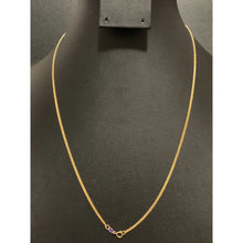 Load image into Gallery viewer, 18K Gold Necklace Curb Chain 20 inches 1.99 grams - Rafant