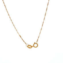 Load image into Gallery viewer, 18K Gold Necklace Chain 17.75 inches Pendant Cross Religious 1.14 grams - Rafant