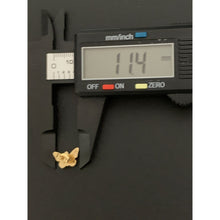 Load image into Gallery viewer, 18K Gold Earrings Stud Butterfly 1.44 grams - Rafant