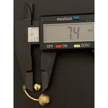 Load image into Gallery viewer, 18K Gold Earrings Post Dangle Balls 2.58 grams - Rafant