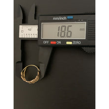 Load image into Gallery viewer, 18K Gold Ring Wave Tricolor Yellow White Rose Gold 1.85 grams Size 6 - Rafant