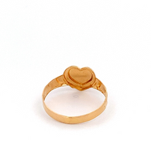 Load image into Gallery viewer, 18K Yellow Gold Ring Heart Women Size 7 - Rafant