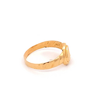 Load image into Gallery viewer, 18K Yellow Gold Ring Heart Women Size 7 - Rafant