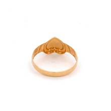 Load image into Gallery viewer, 18K Yellow Gold Ring Heart Women Size 7 - Rafant
