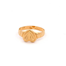 Load image into Gallery viewer, 18K Yellow Gold Ring Heart Women Size 7 - Rafant