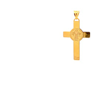 Load image into Gallery viewer, 18K Yellow Gold Pendant Cross Jesus Christ Religious 1.54 grams - Rafant