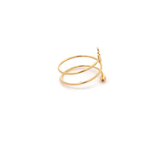 Load image into Gallery viewer, 18K Yellow Gold Ring Spiral Flower 1.22 grams Size 8.5 - Rafant