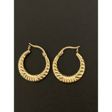 Load image into Gallery viewer, 18K Gold Earrings Hoops Loops 1.72 grams - Rafant