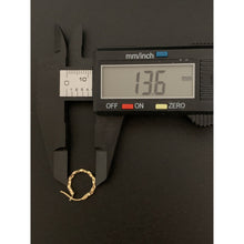 Load image into Gallery viewer, 18K Gold Earrings Hoops Loops 0.89 grams Very Small - Rafant