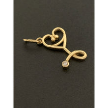 Load image into Gallery viewer, 18K Gold Pendant Stethoscope 0.96 grams - Rafant