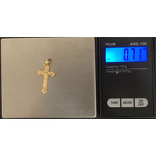 Load image into Gallery viewer, 18K Gold Pendant Cross 0.71 grams - Rafant