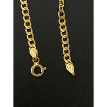 Load image into Gallery viewer, 18K Saudi Gold Bracelet Curb Link Chain Size 7.25 inches 1.75 grams - Rafant