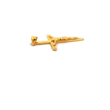 Load image into Gallery viewer, 18K Gold Pendant Cross Jesus Christ Religious 0.73 grams - Rafant