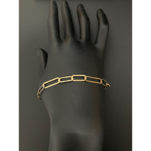 Load image into Gallery viewer, 18K Gold Bracelet Paperclip 2.39 grams 7.5 inches - Rafant