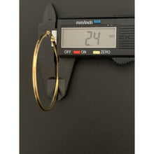 Load image into Gallery viewer, 18K Gold Earrings Hoops Loops Extra Large 3.27 grams - Rafant