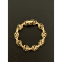 Load image into Gallery viewer, 18K Gold Ring Size 6 Soft Mesh Flexible 0.58grams - Rafant
