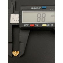 Load image into Gallery viewer, 18K Gold Necklace Chain 16 inches Heart Pendant with Earrings Sets 1.65 grams - Rafant