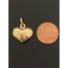 Load image into Gallery viewer, 18K Saudi Gold Pendant Puffed Heart - Rafant