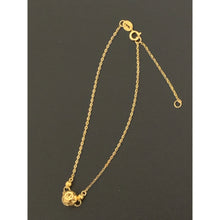 Load image into Gallery viewer, 18K Gold Bracelet Charm Ball Size 6.25" plus 1.25" extension 0.67 grams - Rafant