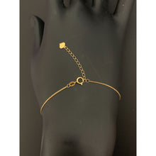 Load image into Gallery viewer, 18K Gold Bracelet Charm Beads Size 6.25" plus 1" extension 0.56 grams - Rafant