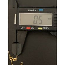 Load image into Gallery viewer, 18K Gold Bracelet Charm Ball Size 6.25" plus 1.25" extension 0.67 grams - Rafant