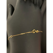 Load image into Gallery viewer, 18K Gold Bracelet Double Heart Size 7.5 inches 0.69 grams - Rafant