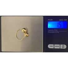 Load image into Gallery viewer, 18K Gold Ring Balls 1.57 grams Size 6.5 - Rafant